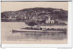 Philippeville, Vue sur la Ville prise da la Jette  ca. 1925