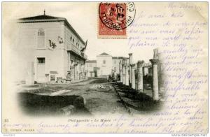 PHILIPPEVILLE Le MUSEE Afft. 10c MOUCHON (Variété) pour MILAN - CàD 10.06.1902   - SUP !