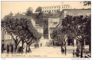 ALGERIE - PHILIPPEVILLE Rue d´Austerlitz