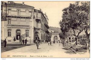 ALGERIE - PHILIPPEVILLE Route et Porte de STORA