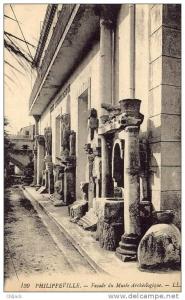 ALGERIE - PHILIPPEVILLE Façade du musée Archéologique