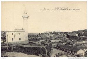 ALGERIE - PHILIPPEVILLE Vue générale prise de la Mosquée de Sidi Alepdibb