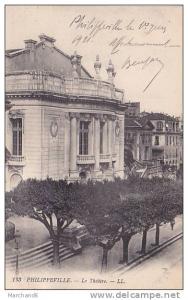 ALGERIE PHILIPPEVILLE LE THEATRE editeur LL trace humidité