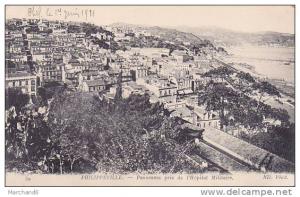 ALGERIE PHILIPPEVILLE PANORAMA PRIS DE L HOPITAL MI.LITAIRE editeur ND trace humidité