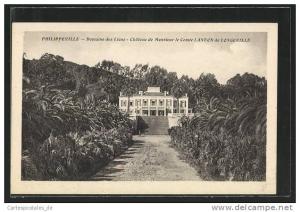 CPA Philippeville, Domaine des lions - Chateau de Monsieur le Comet Landon de Longville