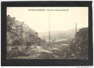 SKIKDA     EL  ARROUCH  BARRAGE  DES   ZARDEZAS   - LES  TOURS  -- ENTREPRISE  BALLOT