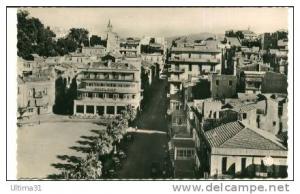 CPSM PHILIPPEVILLE ALGERIE rue Clémenceau et centre de la ville