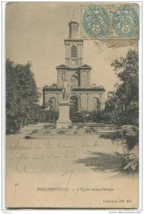 Algérie Philippeville Eglise Saint Philippe ND