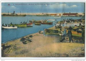 Algérie Philippeville Barques de Pêcheurs de Sardines