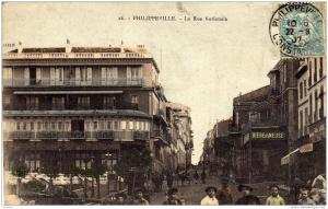 ALGERIE / ALGERIEN    PHILIPPEVILLE   La Rue Nationale