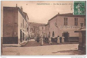 PHILIPPEVILLE - Une  Rue  du  Quartier  Arabe