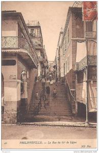 PHILIPPEVILLE - La Rue du 61e  de  Ligne