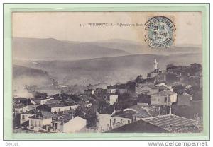 CPA ALGERIE PHILIPPEVILLE Quartier du Ravin