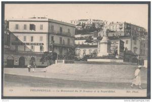 PHILIPPEVILLE - Le Monument du 3e Zouaves et le Royal-Hôtel - ND 141