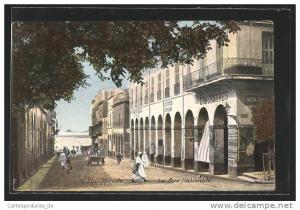 CPA Philippeville, La Rue Nationale