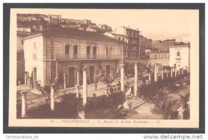 CPA Philippeville, Le Musee et Ruines Romaines