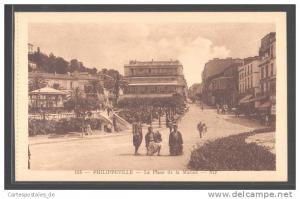 CPA Philippeville, La Place de la Marine