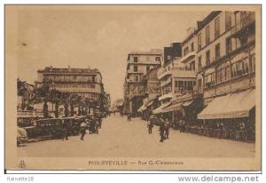 Algérie--       Philippeville                       Rue G. Clémenceau