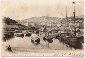 ALGERIE - PHILIPPEVILLE - LePort vue prise de la Marine
