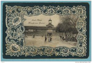 CPA Souk Ahras ( relief ) - cachet au dos 3ème  reg. de Zouaves