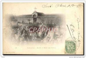 CPA Souk Ahras Marche Et Halle Aux grains