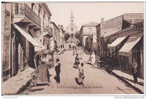 SOUK AHRRAS  rue de Madaure, animée (Algérie/13)