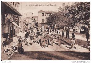 SOUK AHRRAS  place Tragaste, animée (Algérie/9)
