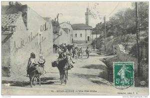 ALGERIE   SOUK AHRAS  rue arabe    2 scans