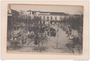 D51329 Postcard Souk Ahras Place Thagaste, Grand Hotel ,  Unused