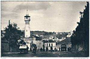 algérie- SOUK-AHRAS  -  la mosquée  ( en 1958 )
