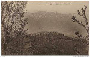 ALGERIE  le DJURJURA vu de MICHELET .............. lot AH.........370-74
