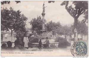 Souk Ahras.- (Algérie) Place  Thagaste - (belle animation)