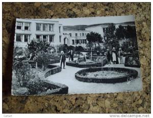 SOUK AHRAS GROUPE SCOLAIRE ET JARDIN PUBLIC ANIMEE  @ VUE RECTO/VERSO AVEC BORDS