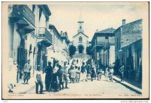 Algérie  Souk Ahras Rémouleur rue de Madaure éditeur Zamith phot Albert n°9 tardive animée Postage inclus/Europe