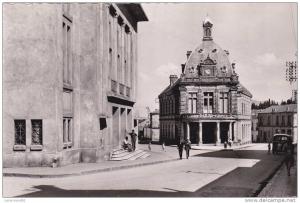 CPSM SOUK AHRAS LA MAIRIE ET LE THEATRE
