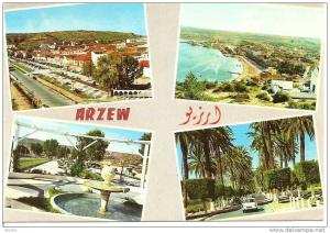 ARZEW.  MULTIVUES. VUE GENERALE. LE JARDIN PUBLIC. BD  EMIR ABDELKADER