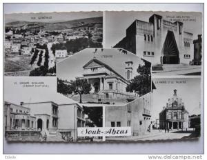Souk Ahras Eglise, salle des fetes, groupe scolaire, Vue, Mairie, Theatre