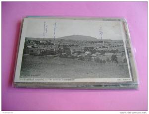 ALGERIE - SOUK -AHRAS  VUE GENERALE PANORAMIQUE - DESCRIPTIF  CPA ECRITE