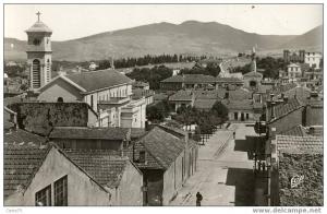 ALGERIE - SOUK AHRAS - Vue sur l'Eglise et la Mosquée