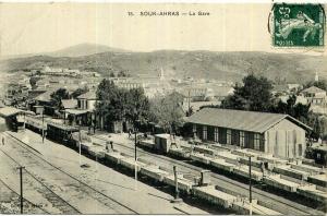 Souk Ahras Près Constantine La Gare Intérieur Collection Ideal PS n° 15 écrite en 1908