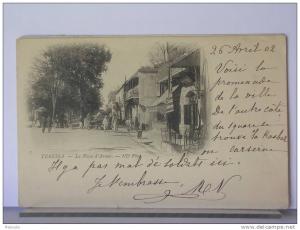 (ALGERIE) - TEBESSA - LA PLACE D´ARMES - ANIMEE - DOS SIMLE - 1902