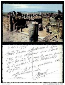 afrique-2420   tebessa les ruines de la basilique romaine