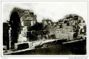 CPA CARTE PHOTO TEBESSA RUINES ROMAINES EDIT PHOTO AFRICAINES ALGER