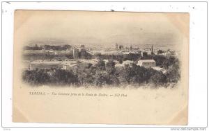 CPA ALGERIE - TEBESSA - Vue Générale prise de la Route de ZOUÏRA - Très Jolie vue d'ensemble aérienne de la Ville