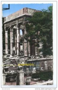 CPSM  ALGERIE   TEBESSA  Temple de Minerve -