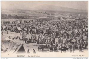 ALGERIE - TEBESSA - le marché arabe