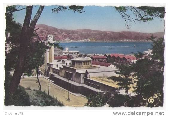 (Algérie) 018, Philippeville, Sirecky 40, La Gare C F A et la Baie