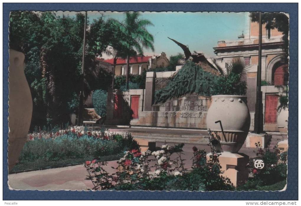 ALGERIE SKIKDA - CP PHILIPPEVILLE - LE MONUMENT AUX MORTS - EDITIONS ALEXANDRE SIRECKY ORAN N°26 - 1959