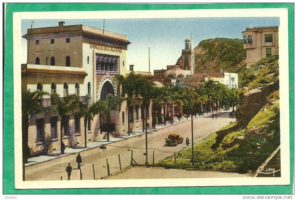 PHILIPPEVILLE ( CONSTATINE)   BANQUE DE L´ALGERIE ET L´HOTEL DE VILLE