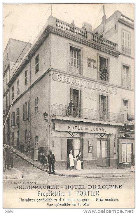 PHILIPPEVILLE Hotel du Louvre Propriétaire  PORTIER -   neuve excellent état